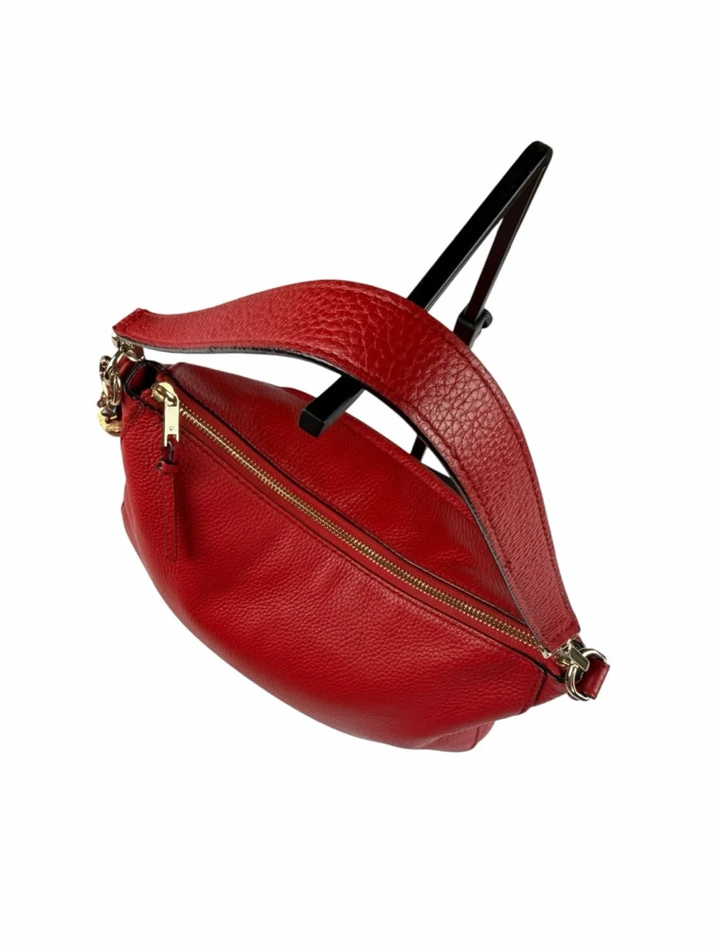 KATE SPADE Jackson Street Mylie Red Pebble Leather Hobo Bag